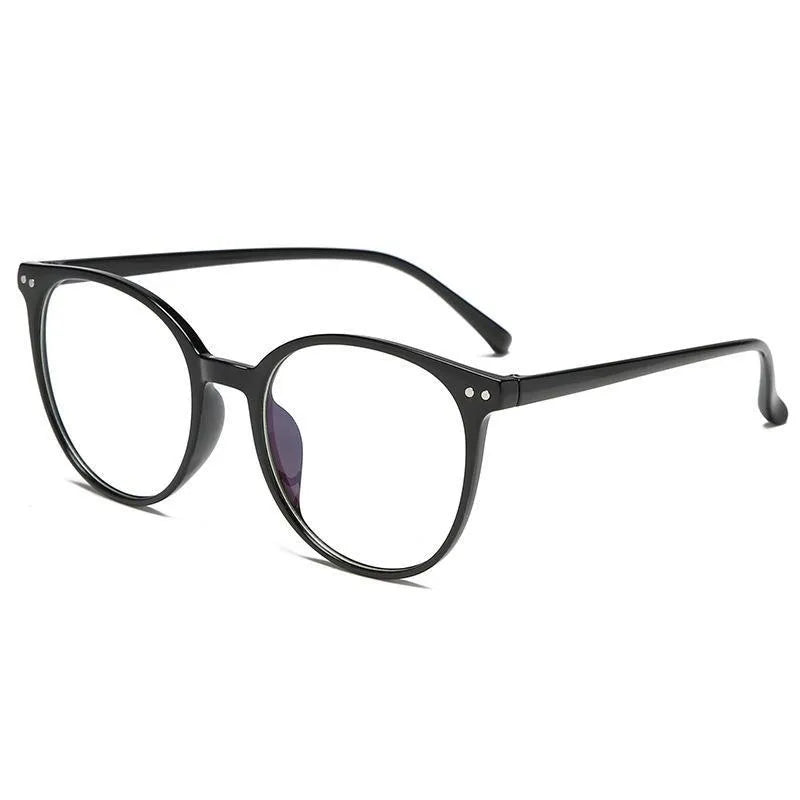 2pcs College Style Ladies Elegant Round Fashion Combination Glasses for Work Commuting Willow Nails Decoration