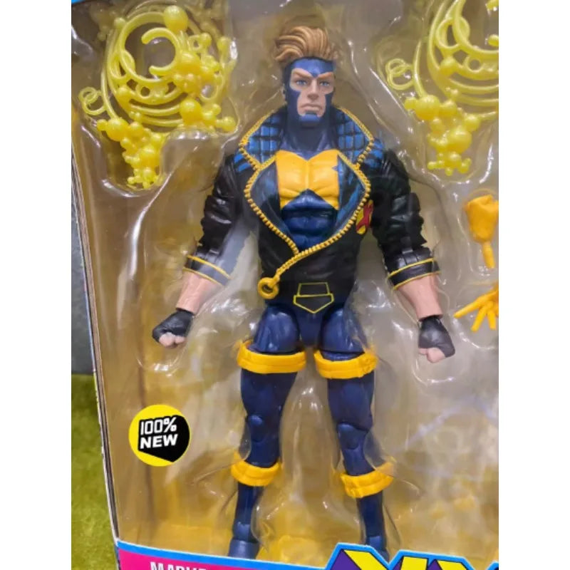 Original Hasbro Marvel Legends Series X-MAN HAVOK & POLARIS Anime Figure Toy Model Collection