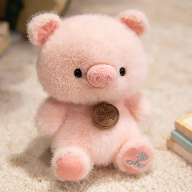 Cute Sitting Animals Panda Fox  Cat Soft Plush Dolls Stuffed Capybara Pig Plushie Baby Toys Gifts For Children Christmas Present