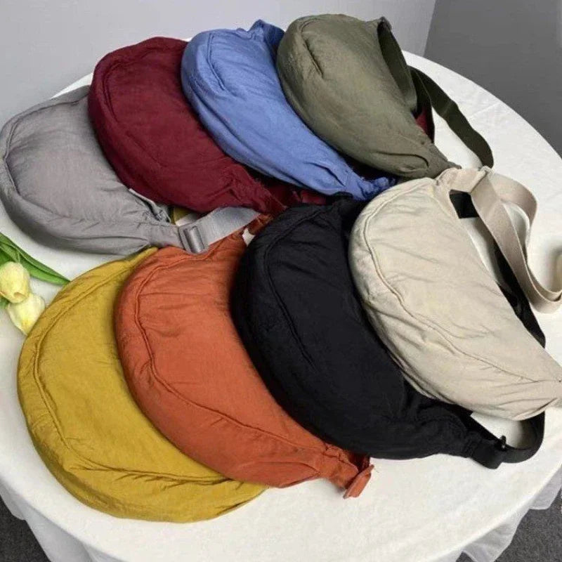 Nylon Waterproof Messenger Bag, Dumpling Multi-color High-quality Shoulder Bags