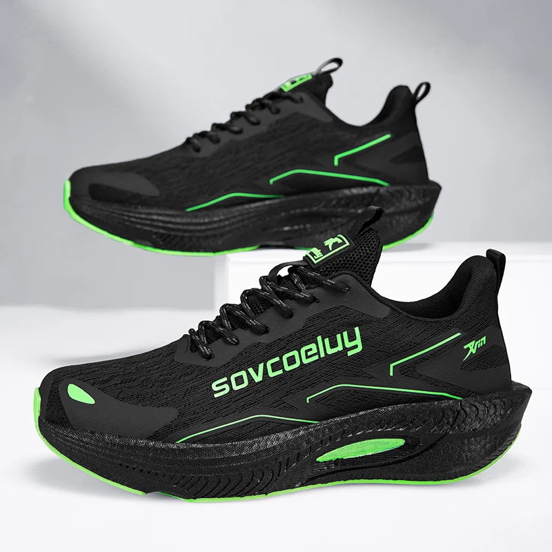 Marathon Running Shoes Carbon Board Speciality Men Sports Breathable Lightweight Women's Comfortable Athletic Nonskid Sneakers