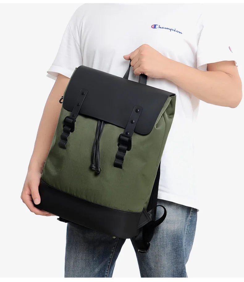 SWISS Fashion Men Bag 15.6-inch Waterproof Casual School Backpack PC Compartment