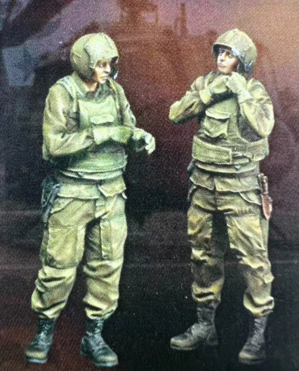1: 35 Resin Model US HELO (CREWO) SADDLIN UP5 Scene Model Toy Unpainted
