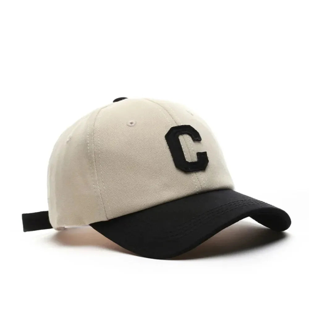 Baseball Cap Hat Fashion Letter C Patch Hat Summer Sun Visors Caps Season Hats