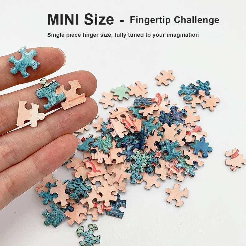 150PCS Mini Test Tube Jigsaw Puzzles for Adults Decompression Toy Fridget Puzzle Game Family Decoration Educational Toys