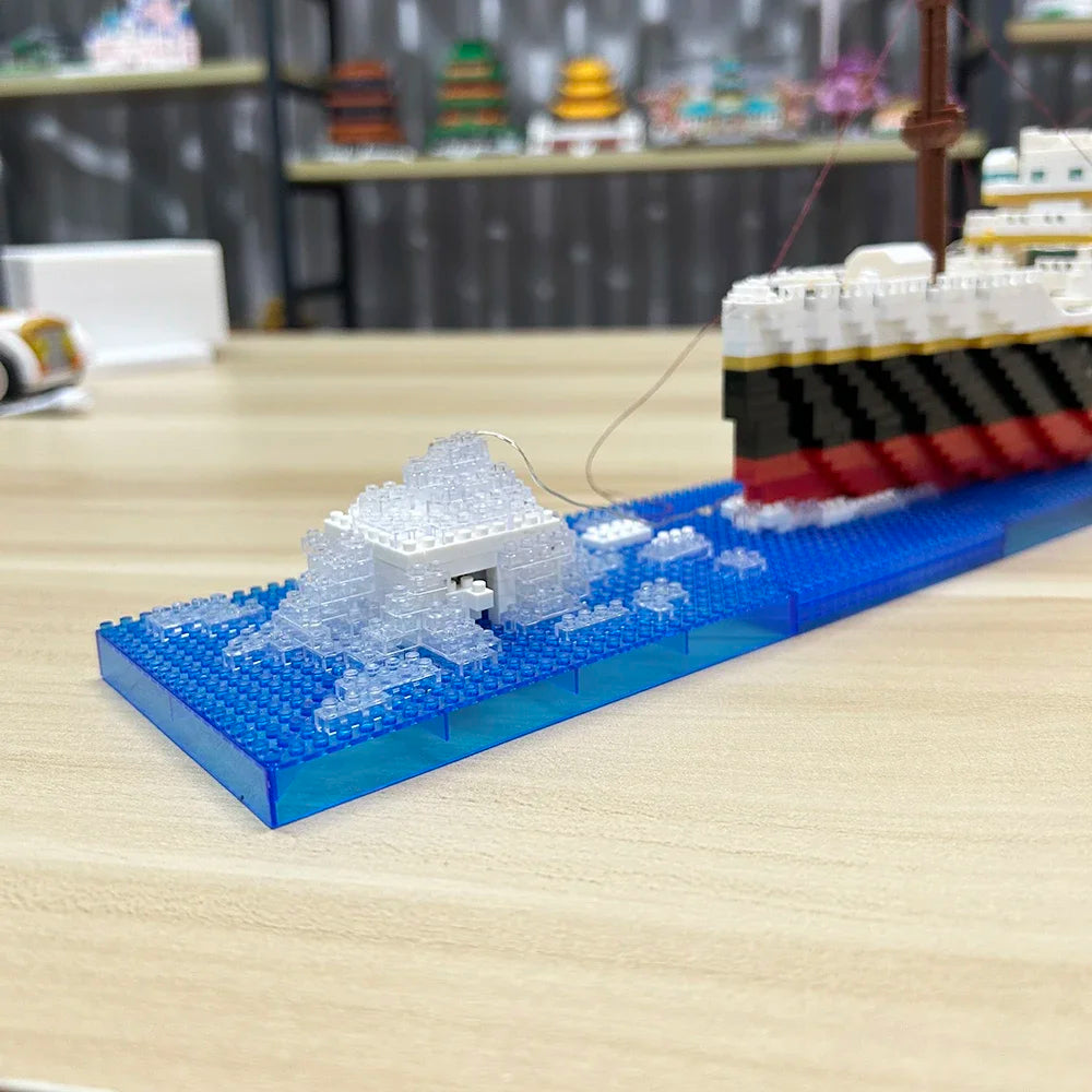BUILT 6 Kinds Titanic Model Cruise Ship Building Block for Adult Micro Bricks