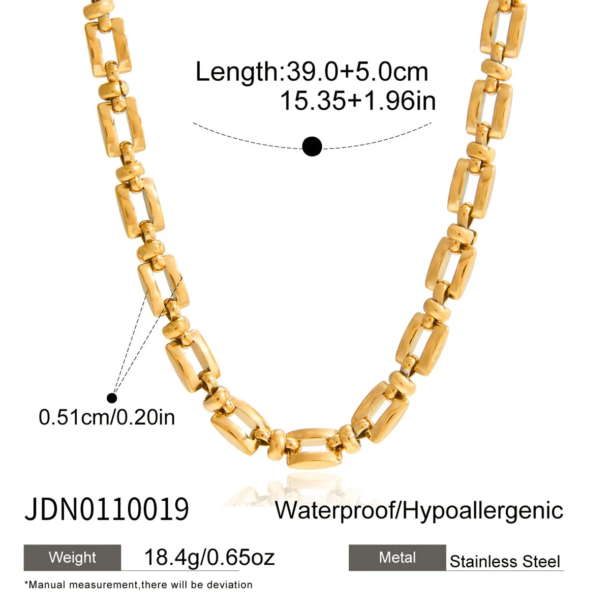 Uworld Delicate Gold Color White Rhinestone T-Bar Pendant Necklace Layered Jewelry For Women 18K PVD Plated Stainless Steel Gift