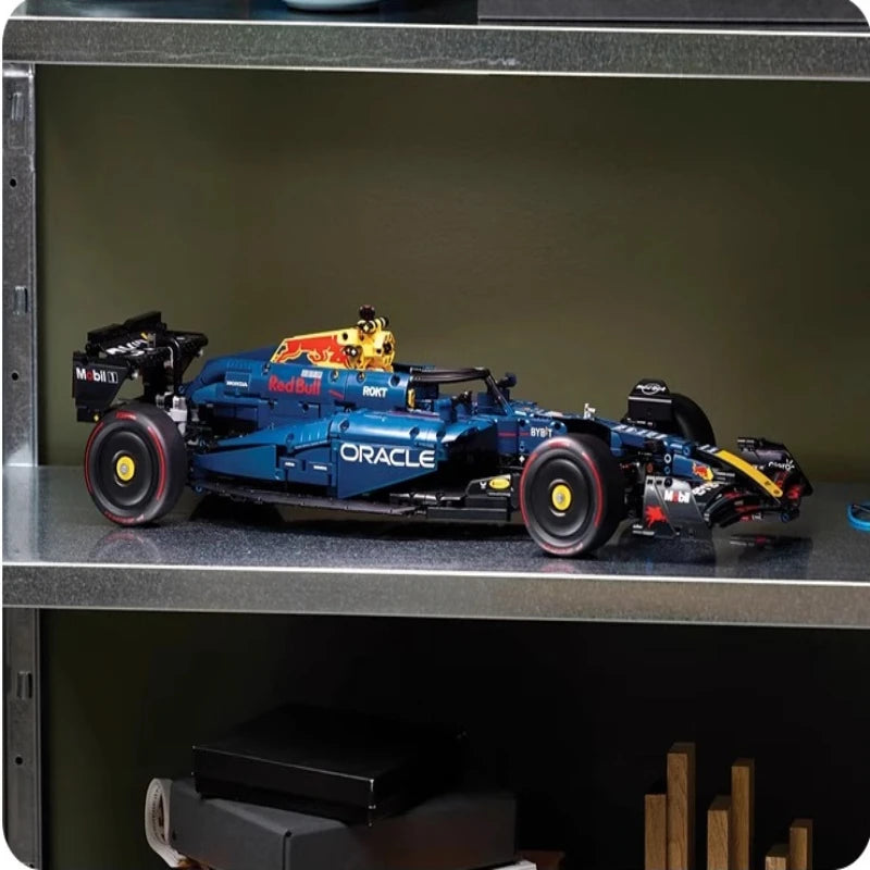 1639 pcs 1&8 Technical Oracle F1 CarRedbull Racing Formula RB20 Building Blocks