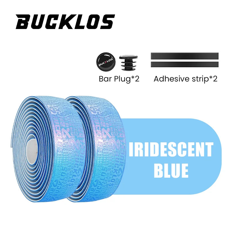 BUCKLOS  Ultralight Bicycle Handlebar Tape Anti-slip PU Wear-resistant Road Bike Bar Wrap Belts Soft EVA Cycling Handle Tapes