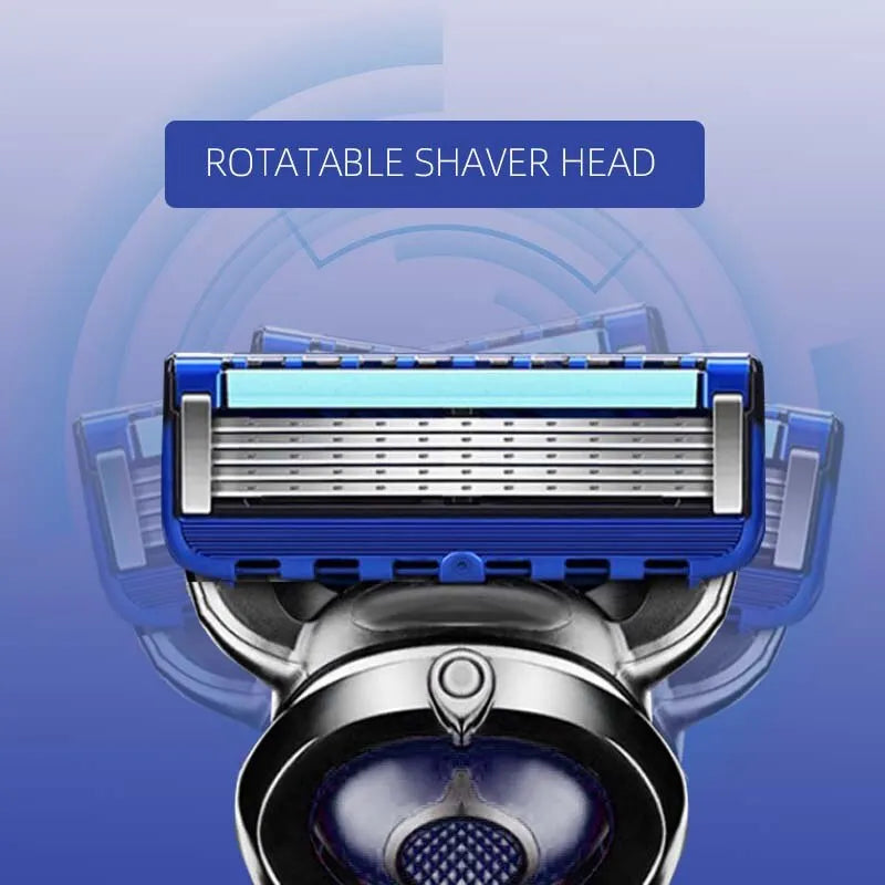 Men Replace Head 5-Layer Blade 8 Comfort Shaving Blades Latest No Skin Damage