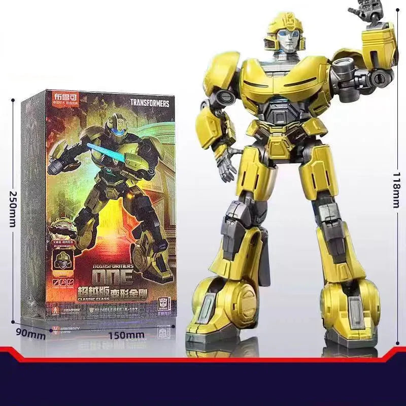 Movie Transformers One Toys LED Optimus Prime Starscream Megatron Action Figures