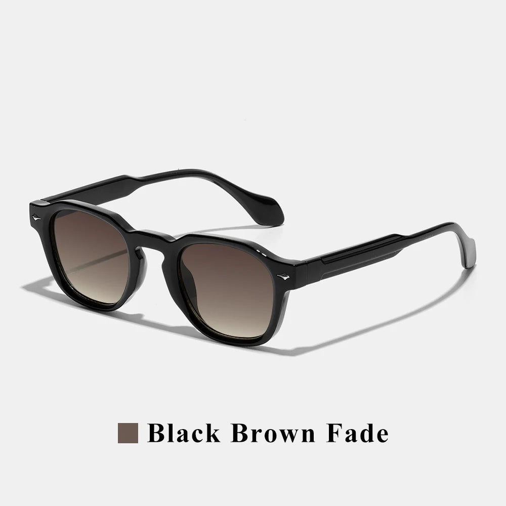 Ruiao 2026 Retro round Sunglasses Unisex Designer Luxury Vintage Shades Eyewear for Small Faces Fashionable Sun Glasses