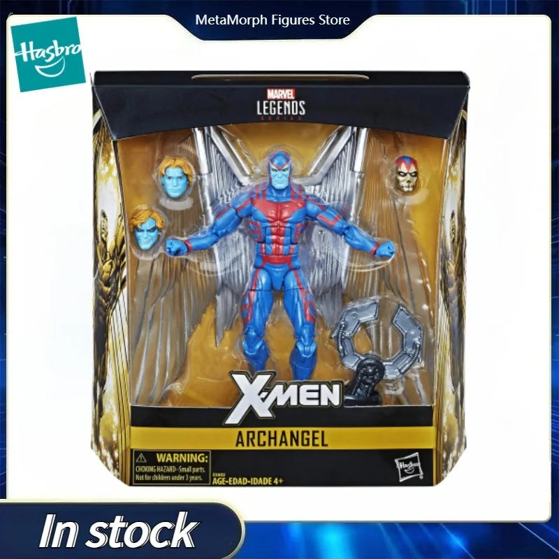 Original Hasbro Marvel Legends Series X-Men Archangel Anime Figure Collection Model Toy