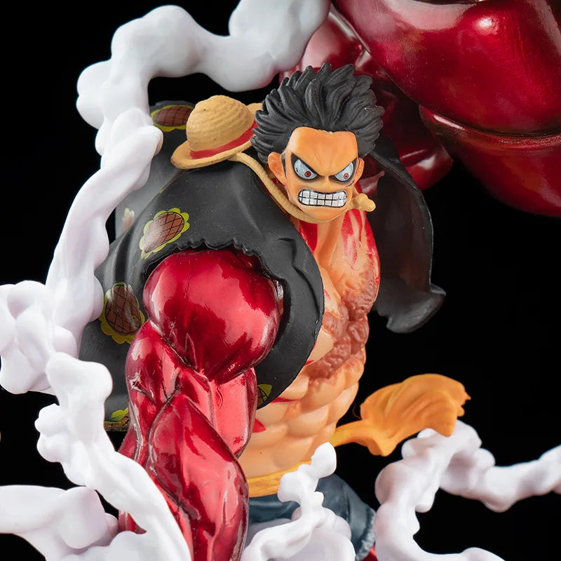 22cm One Piece Fourth Gear Luffy Big Saru King Gun Big Fist Luffy Action Figure