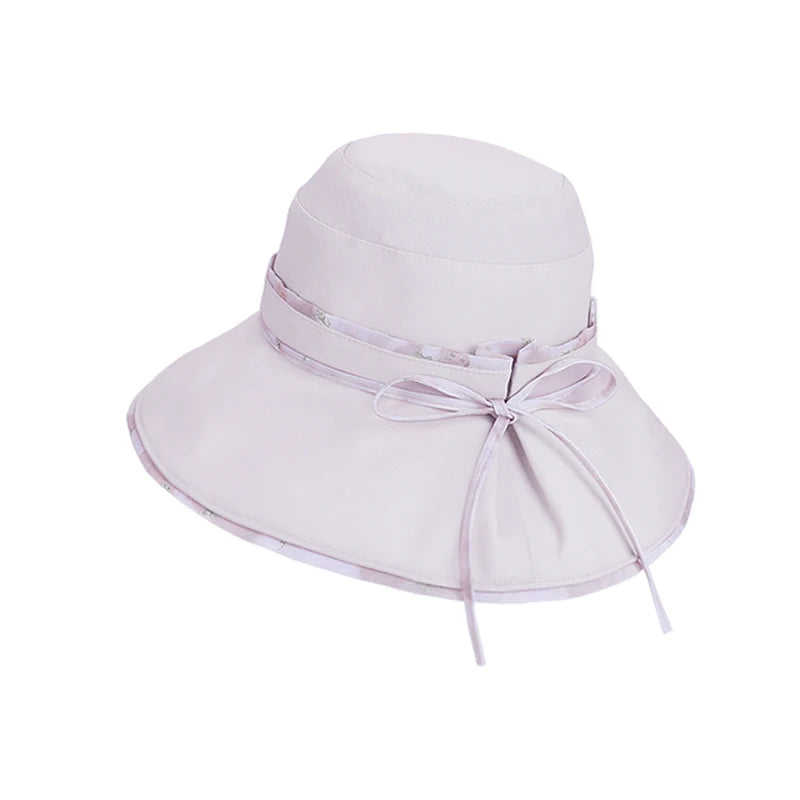 6144-New spring and summer outdoor sun protection hats for ladies, stylish and versatile wide-brimmed fisherman hats,suitablefor