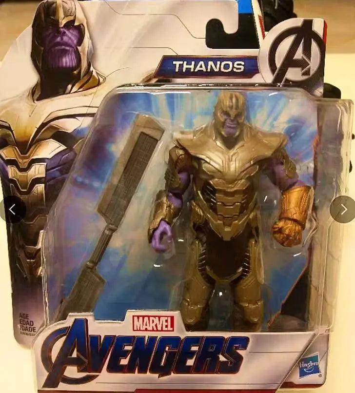 Original Hasbro MARVEL The Avengers RONIN/IRON MAN/THANOS/HULK/CAPTAIN MARVEL/WAR MACHINE Anime Figure Toy Model Collection