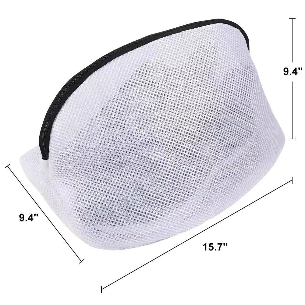 Shoe Washing Bag,  Storage Bag Mesh Shoe Laundry Bags with Zip Closure Sneakers