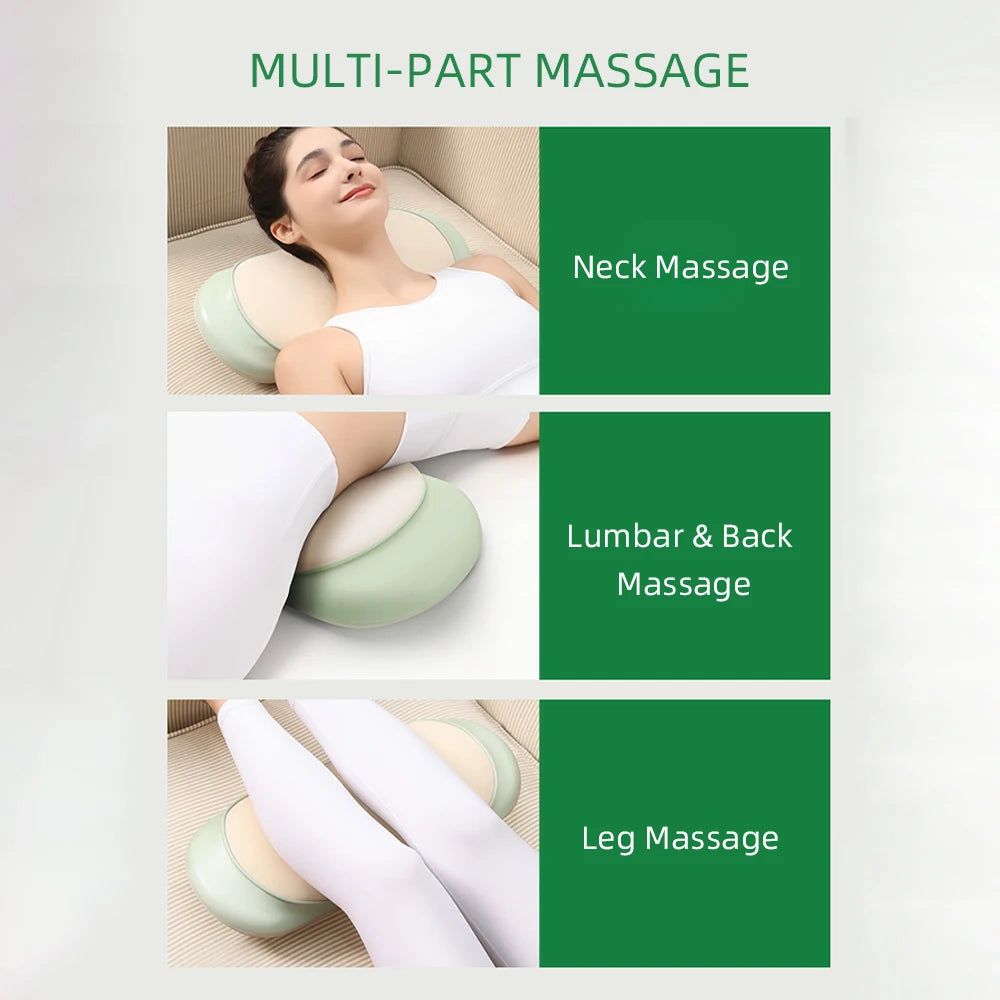 Electric Waist Traction Massager Height Adjustable Up Down Airbag Vibration Lumbar Massager Waist Spine Support Massage Machine
