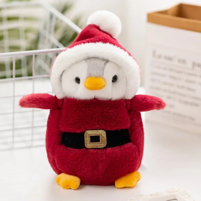 Creative  cosplay costume Dress Penguin plush toy Birthday Present Soft Fabric Stuffed Animal  Penguin Transforms into Dinosaur