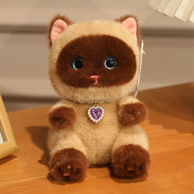 Super Cute Mini Chef Kitten Plush Toys Delicate Handmade Cartoon Pastry Chef Cat Doll Funny Keychain Bags Decro Toys Nice Gift