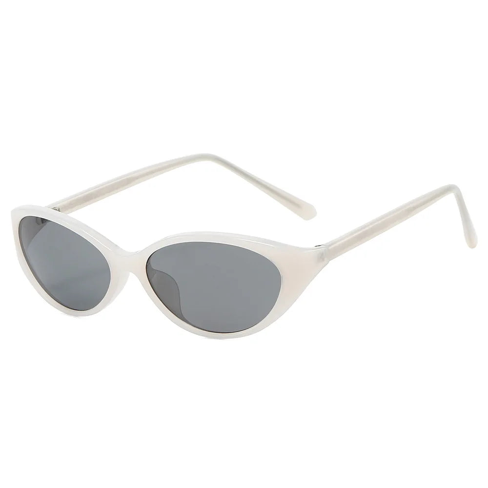 JNPCXI Small Oval Women's Sunglasses Fashion Leopard Brown Hot Sun Glasses Female Retro Colorful Shade Eyeglass
