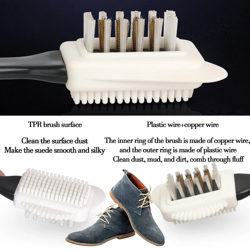 Shoe Brush for Sneakers Suede Brush Shoe Cleaning Suede Boots Sneakers Cleaner