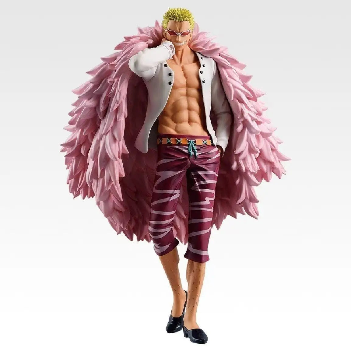 【IN STOCK】Original Bandai Ichiban Kuji One Piece The Unbreakable Law D Prize Donquixote Doflamingo MASTERLISE Figure