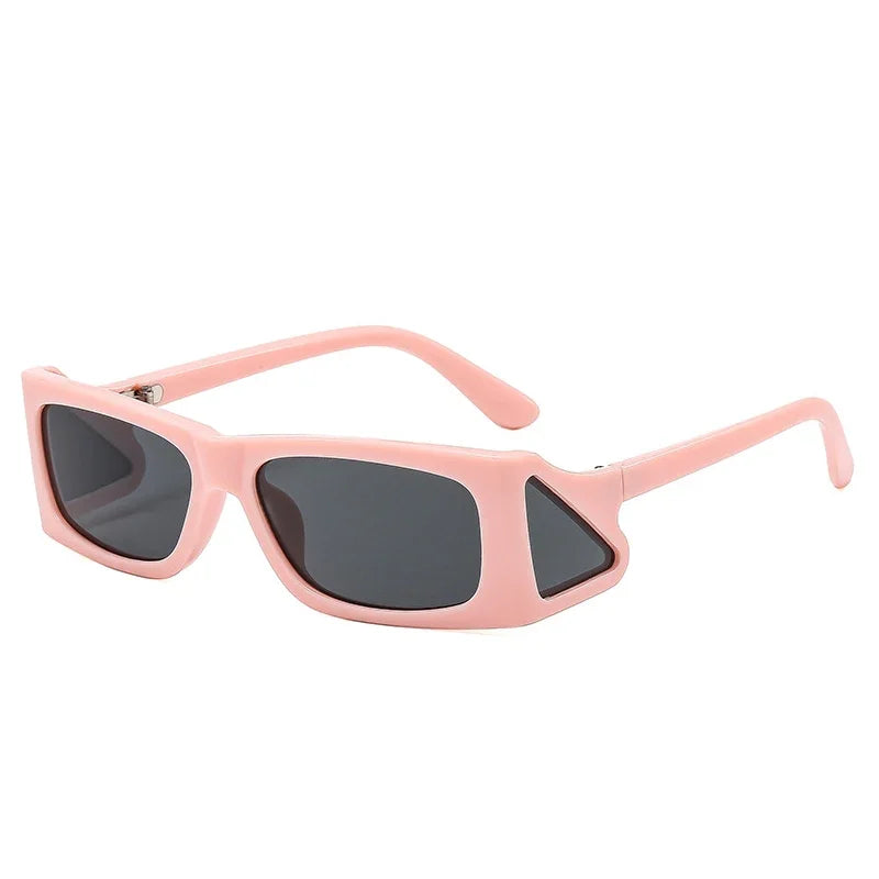 JNPCXI Fashion Unique Small Square Sunglasses Women Retro Brand Designer Men Trending Punk Sun Glasses UV400