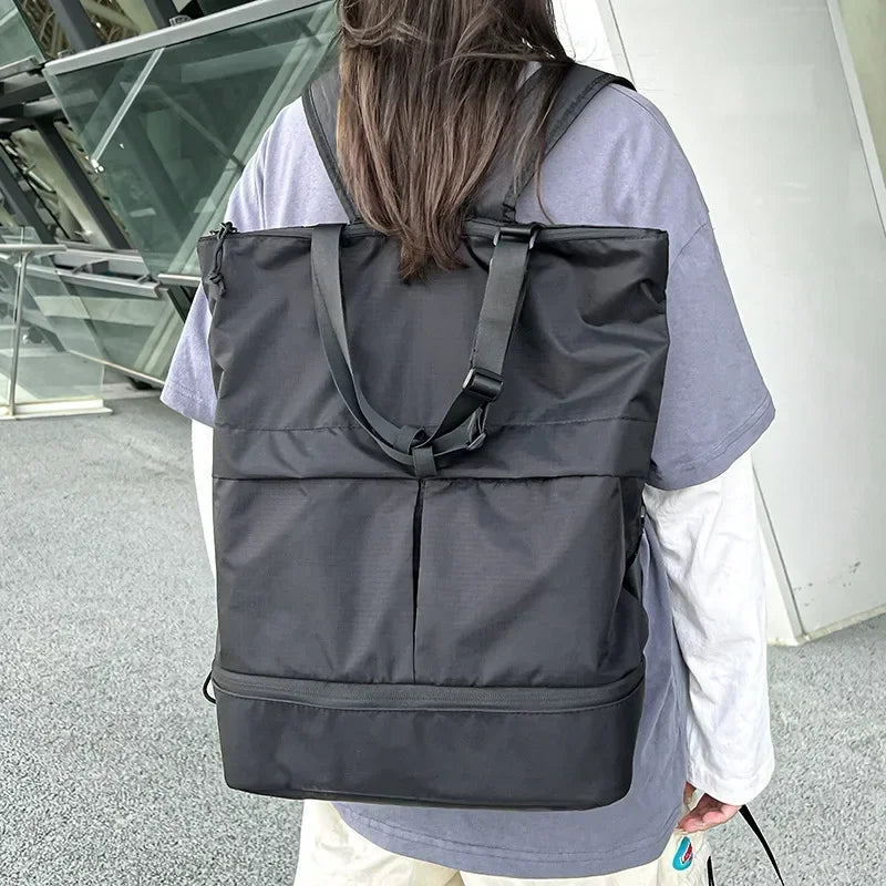 Women&Men Backpack Large Capacity Unisex Backpacks Nylon Waterproof Sports Bag Trend School Bags Portable Leisure Travel Handbag