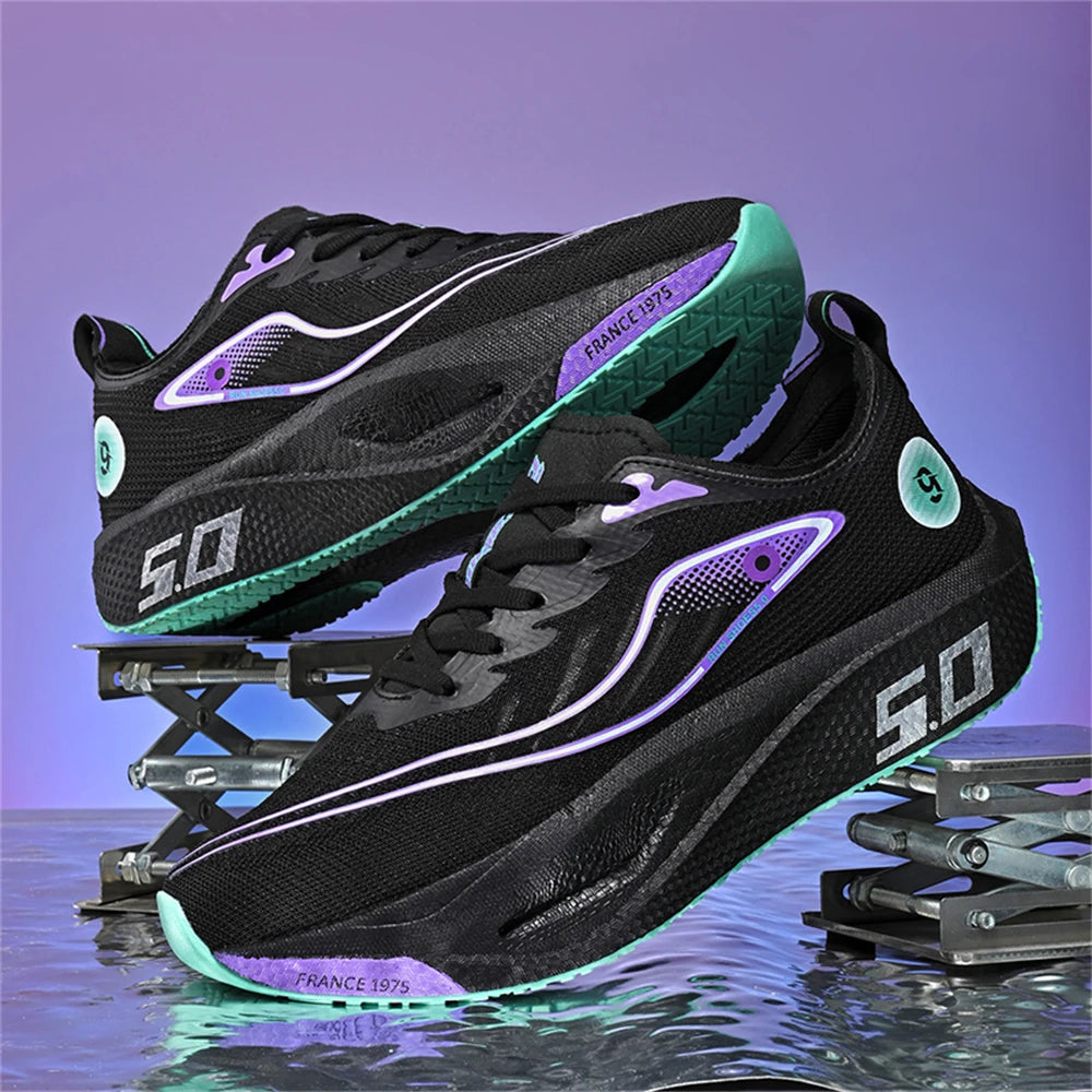 Unisex 2026 Full Carbon Plate Running Shoes Professional Marathon Racing Lightweight Bounce Cushion Breathable Sports Sneakers