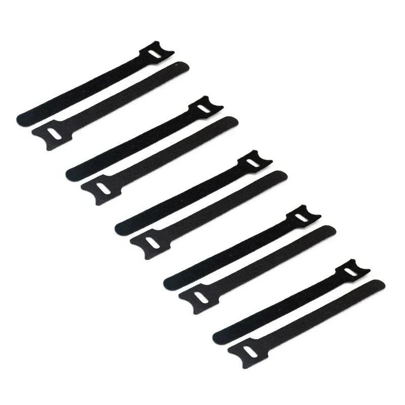 10/30/50pcs Releasable Cable Ties Durable Soft Nylon Strap Reusable Velcro Cable Ties Organizer Tool Velcro Self-Adhesive Tapes