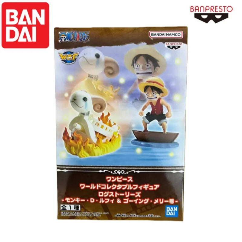 Special OfferIn Stock Original Bandai One Piece World Collectable Figure Wcf Monkey D Luffy Going Merry Action Figure Collectibl