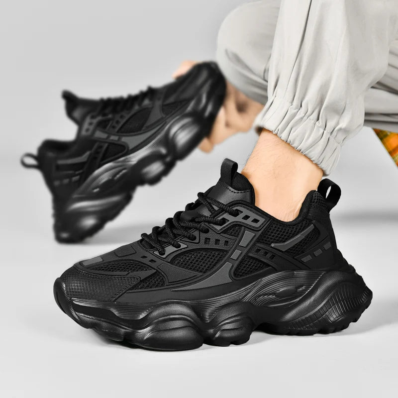 Large Size 48 Athletic Men's Sneakers High Quality Sport Walking Sneakers For Men Black Platform Casual Basletball Running Shoe