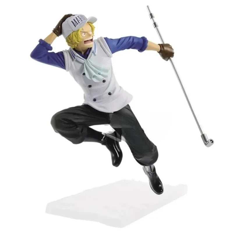 【IN STOCK】Original Banpresto One Piece Running Brothers & Garp Luffy Ace Sabo Garp 17cm Figure PVC Collectible Model