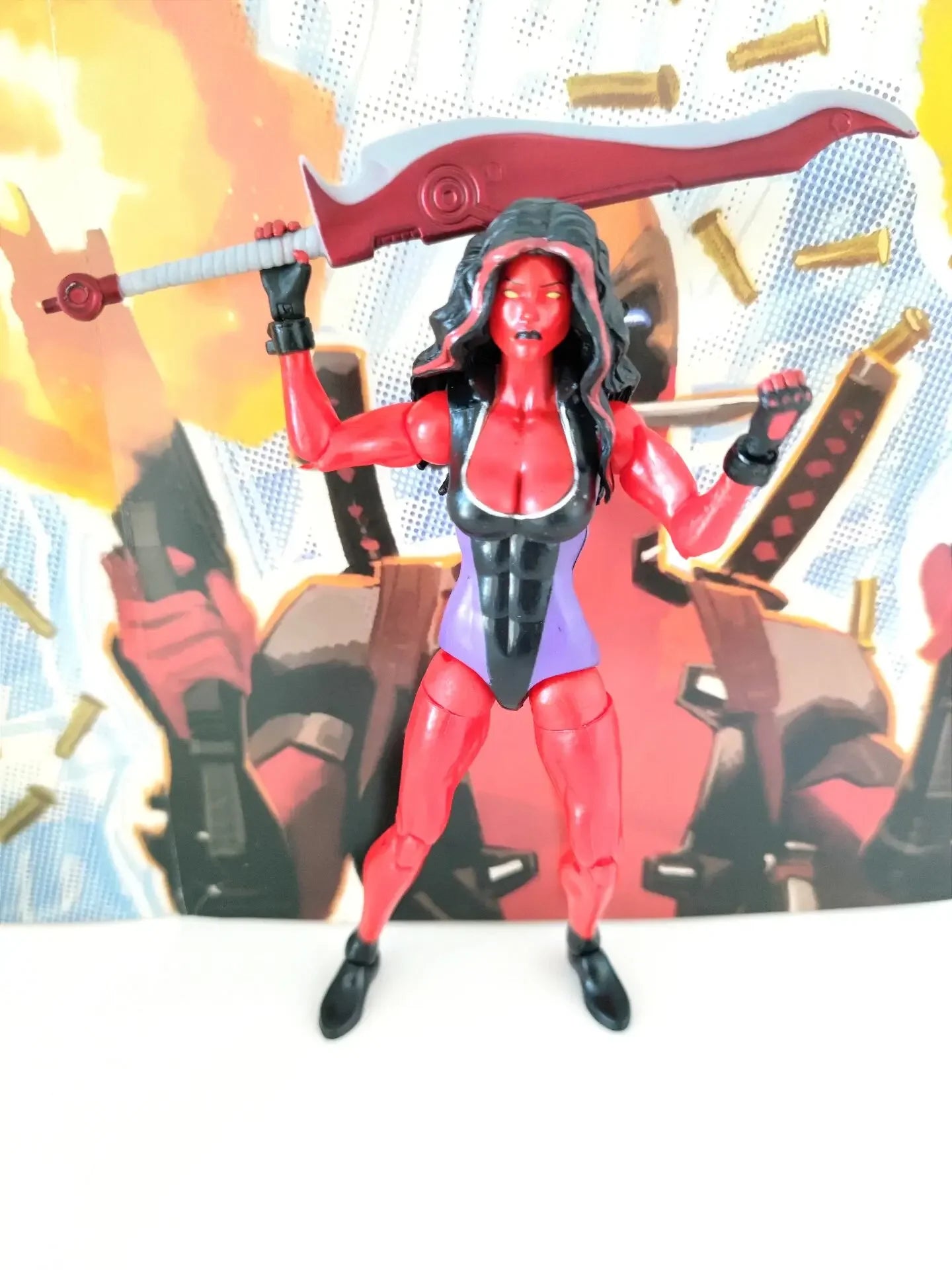 Marvel Legends Super Hero Red Hulkettes Hit Monkey Series 6" Action Figure Figurine Toy Doll