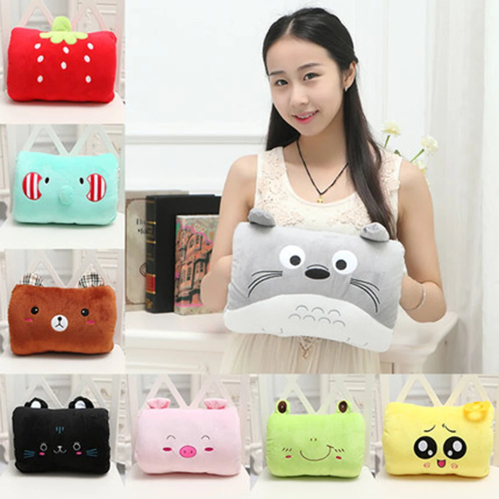 Super Cartoon Cute Nap Pillow Creative Hand Warmer Pillow Cartoon Warm Gloves