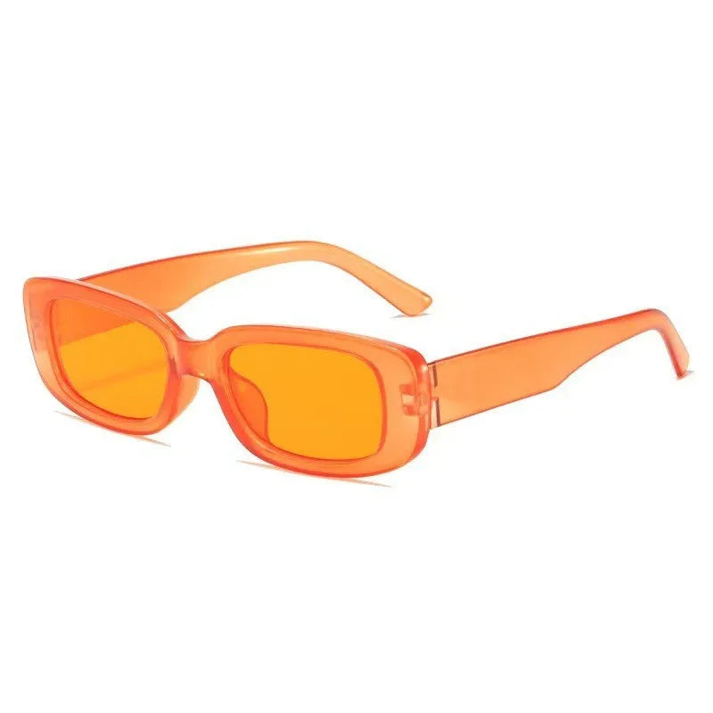 Retro Box Sunglasses for Men and Women Retro UV400 Sunshade Glasses Suitable for Summer Beach Travel