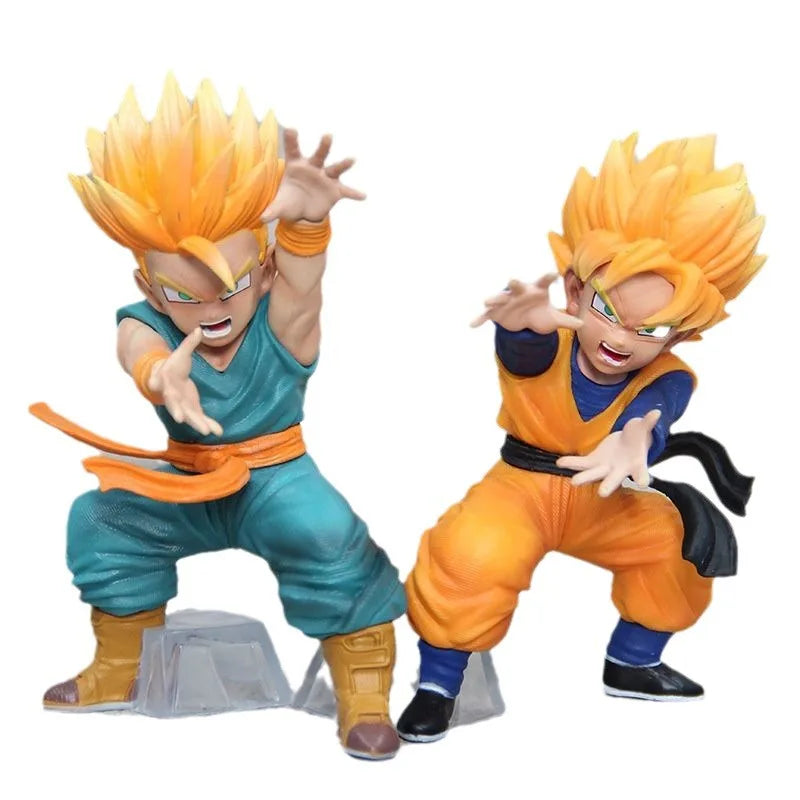 6" Dragon Ball Figure Son Gohan Trunks Action Figure Anime Collection PVC Statue