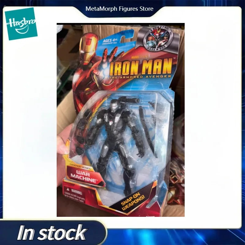Original Hasbro Marvel IRON MAN THE ARMORED AVENGER WAR MACHINE Anime Figure Collection Toy Model
