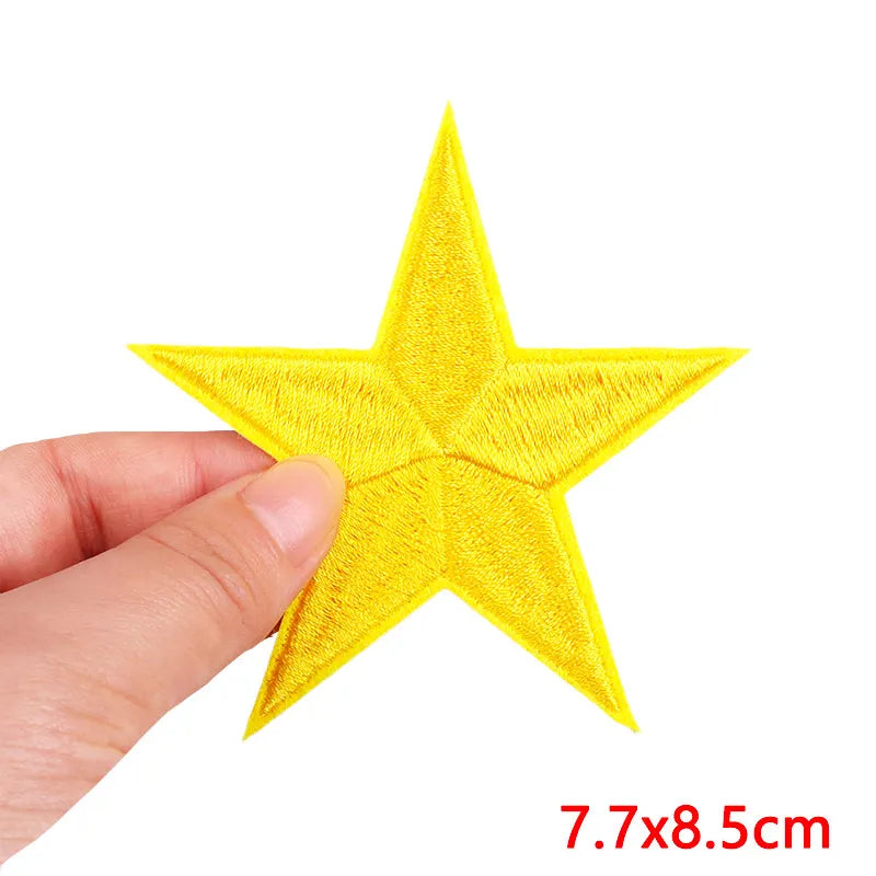 Netherland Oeteldonk Emblem Embroidery Patch Iron On Patches For Clothes DIY Star Heart Carnival For Netherland Embroidery Patch