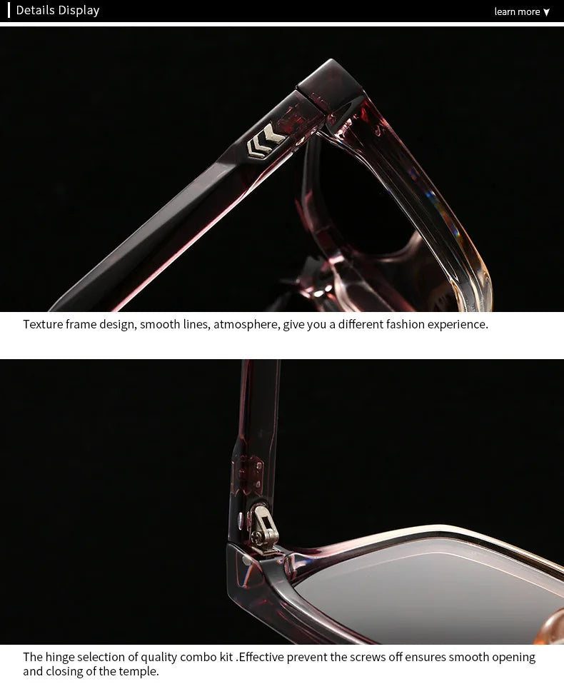 JNPCXI New Fashion Square Sunglasses Retro High Quality Men Trending Sun Glasses Women Black Gradient Shades UV400 Eyewear