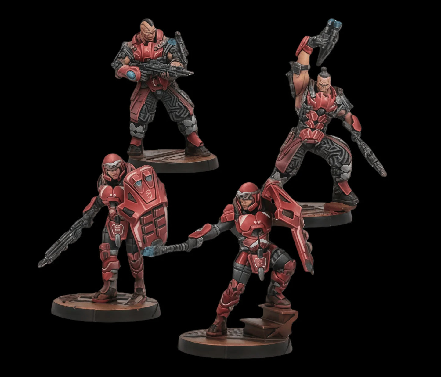 Cast Resin Model Kit, GK, Nomad Corregidor Fireteam Unpainted Set required (base included)