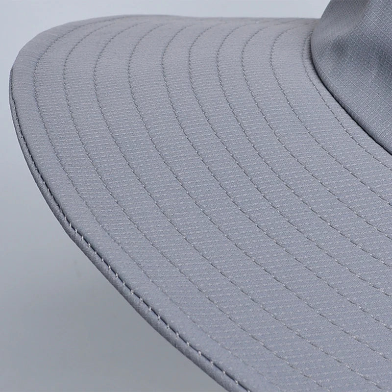 Xinbaoguan 100% Polyester New Spring/Summer Big Eaves Sun Protection and Sunshade Fishing Hat Breathable and Versatile Sun Hat