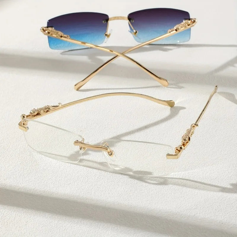 Two Pairs of Stylish Square Glasses for Men Suitable for Everyday Wear.