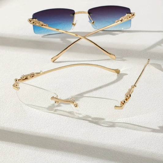 Two Pairs of Stylish Square Glasses for Men Suitable for Everyday Wear.