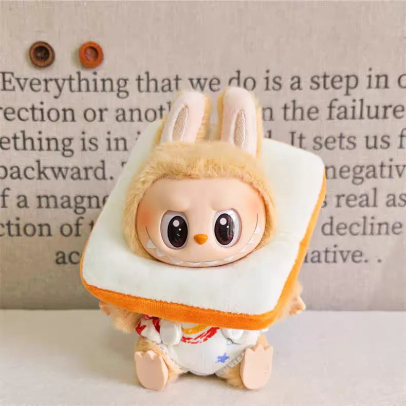 Labubu Clothes For 15-17CM I II III Labubu Outfits Mini Plush Cotton Idol Doll Universal Clothing  Party Accessories Gifts