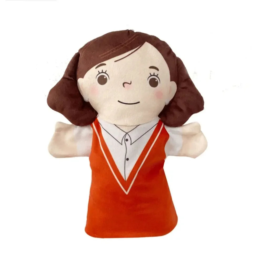 Family Hand Puppet Grandparents Parents Son Daughter Doll Plush Gloves Parent-child Interaction Story Telling Hand Puppets