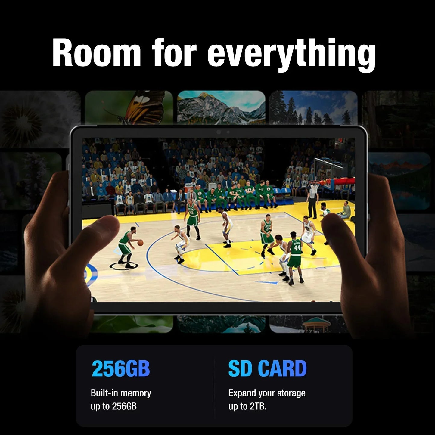 IP68 Waterproof 10.36" Android Tablet, 8GB+256GB,7000mAh Battery + Proof Case.