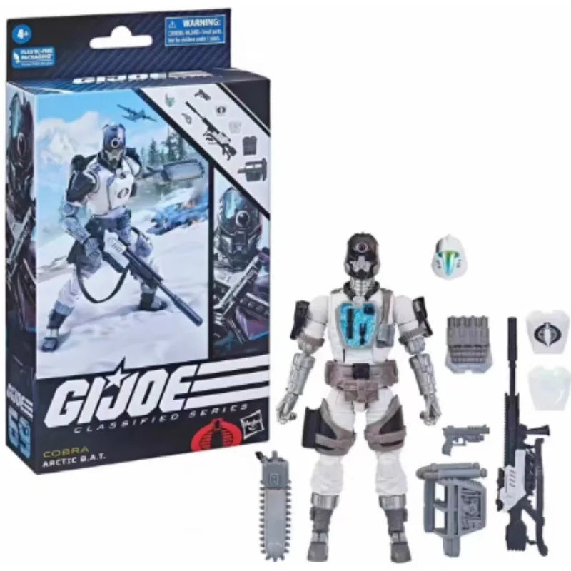 Original Hasbro G.I. Joe Classified Series ARCTIC B.A.T. Anime Figure Toy Model Collection