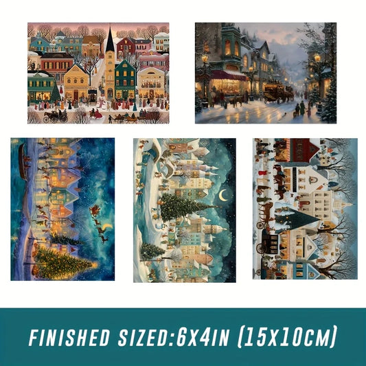 150pcs Mini Christmas Puzzle in Tube - Festive Holiday Gift Idea, Perfect Stocking Stuffer for Adults And Puzzle Lovers